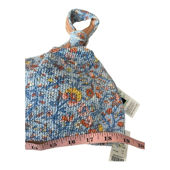 J Crew Scrunchie Knotted Scoop Neck Bikini & 2 Mix & Match Bottoms Size 2X 3X - Picture 7 of 16